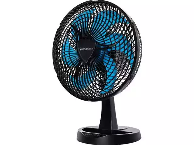 Ventilador de Mesa Cadence New Windy 30CM Preto e Azul