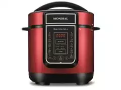 Panela de Pressão Elétrica Digital Mondial Master Cooker Red 3L - 0