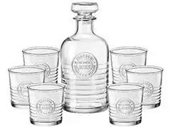 Jogo de Copos Bormioli Rocco Officina com Garrafa 7 Peças