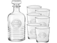 Jogo de Copos Bormioli Rocco Officina com Garrafa 7 Peças - 1