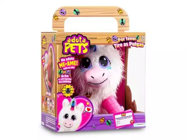 Pelúcia Adota Pets Dreamy Multikids BR1065 com Acessórios