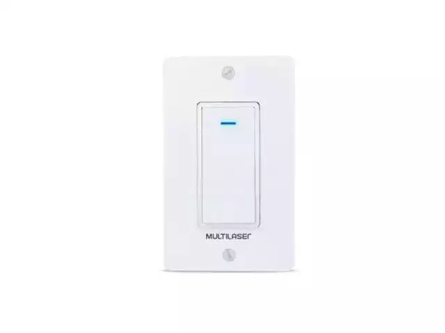 Interruptor Inteligente Multilaser Liv SE235 1 Tecla Wi-Fi