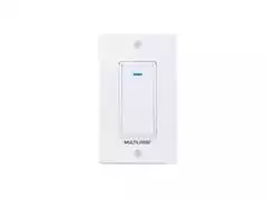 Interruptor Inteligente Multilaser Liv SE235 1 Tecla Wi-Fi