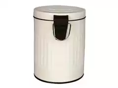 Lixeira Mor Retrô 5 Litros Bege - 1