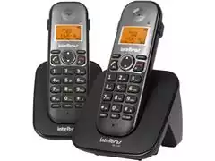 Combo Telefone sem Fio com Ramal Intelbras TS 5122 Preto - 0