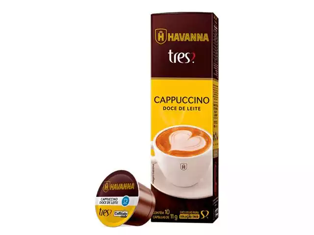 Cápsulas Três Corações Cappuccino Doce de Leite Havanna