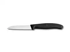 Faca Victorinox Swiss Classic Lâmina Lisa Preta 8CM