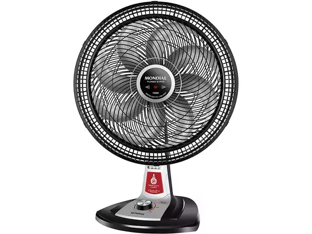 Ventilador de Mesa Mondial Turbo 40CM 8 Pás Repelente Líquido