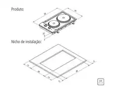 Cooktop Elétrico Tramontina Aço Inox Dominó 2 Bocas - 4