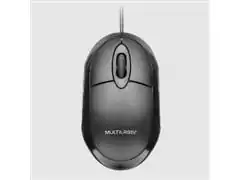 Mouse Multilaser MO300 Classic Box Óptico Full Black - 1