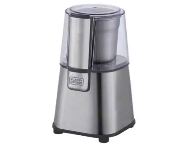 Moedor de Grãos Inox Black&Decker Gourmand Gris Ajuste de Moagem