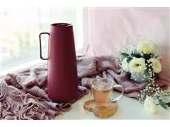 Bule Térmico Tramontina Exata Ampola de Vidro 1 Litro Vermelho - 3