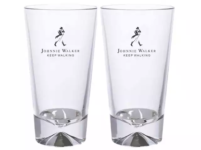 Jogo de Copos Long Drink Johnnie Walker 2 Peças de 450ML