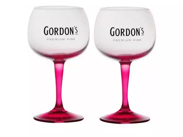 Jogo de Taças para Gin Gordon's Pink 2 Peças de 600ML