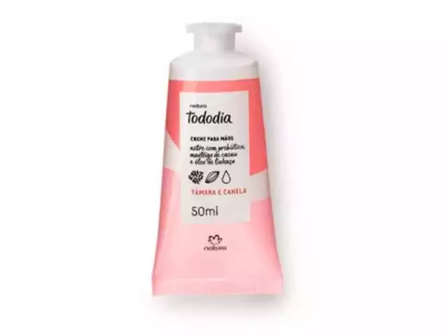 Creme Desodorante Nutritivo Mãos Natura TodoDia Tâmara e Canela 50ML