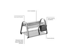 Escurridor en Acero Inoxidable Tramontina - 1