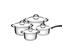 Batería de cocina Tramontina Duo Silicone de acero inoxidable - 0
