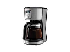 Cafetera Black+Decker 1000W 12 tazas digital Programable Acero Inox 