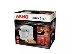 Batedeira Planetária Arno Super Chef 750W 5 Litros 15 Vel Branca 220V - 3