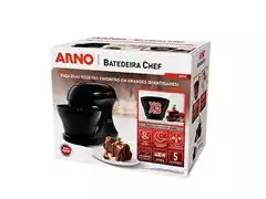 Batedeira Híbrida Arno Chef 5 Litros 400W Preta - 5