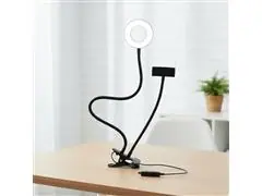 Suporte Ring Light Flexível Ajustável Clip Fixador Multilaser AC369 - 8