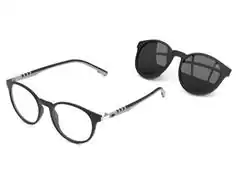 Óculos de Grau Mormaii Swap 2 Preto Fosco com Cinza Fosco - 0