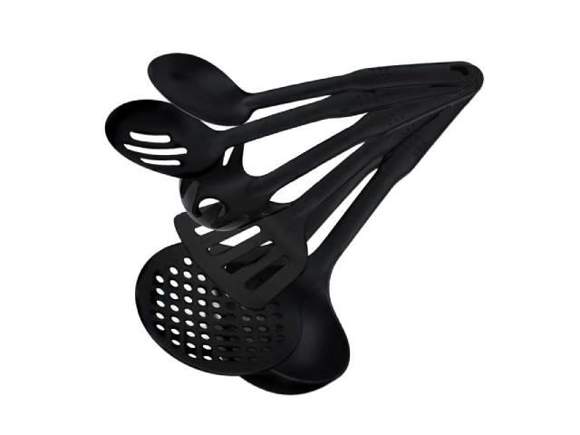 Juego de utensilios Tramontina 6 pzas Veloce nylon Negro