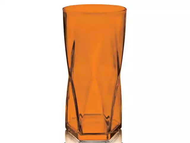 Copo Rombus 465ML Neon Laranja