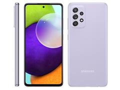 Smartphone Samsung Galaxy A52 4G 128GB 6.5" QuadCâm Violeta +Caixa Som - 0