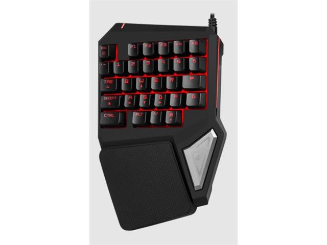 Teclado Gamer Warrior TC238 One Hand Drugi Semi Mecânico com LED