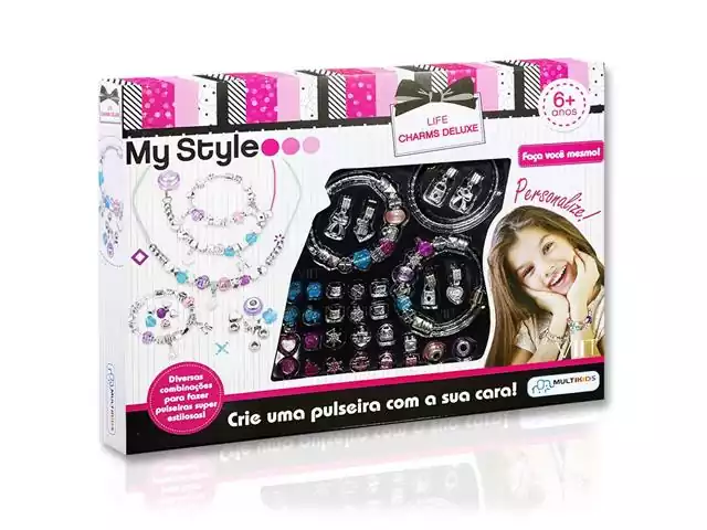 Pulseiras Multikids BR1276 My Style Life Charms Deluxe