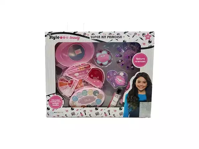 Maquiagem Infantil Super Kit Princesa Multikids BR1333 My Style Beauty