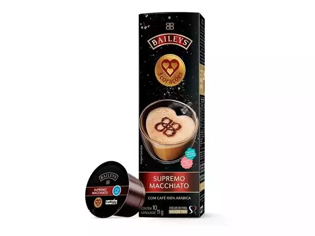 Cápsulas Três Corações Baileys Supremo Macchiato