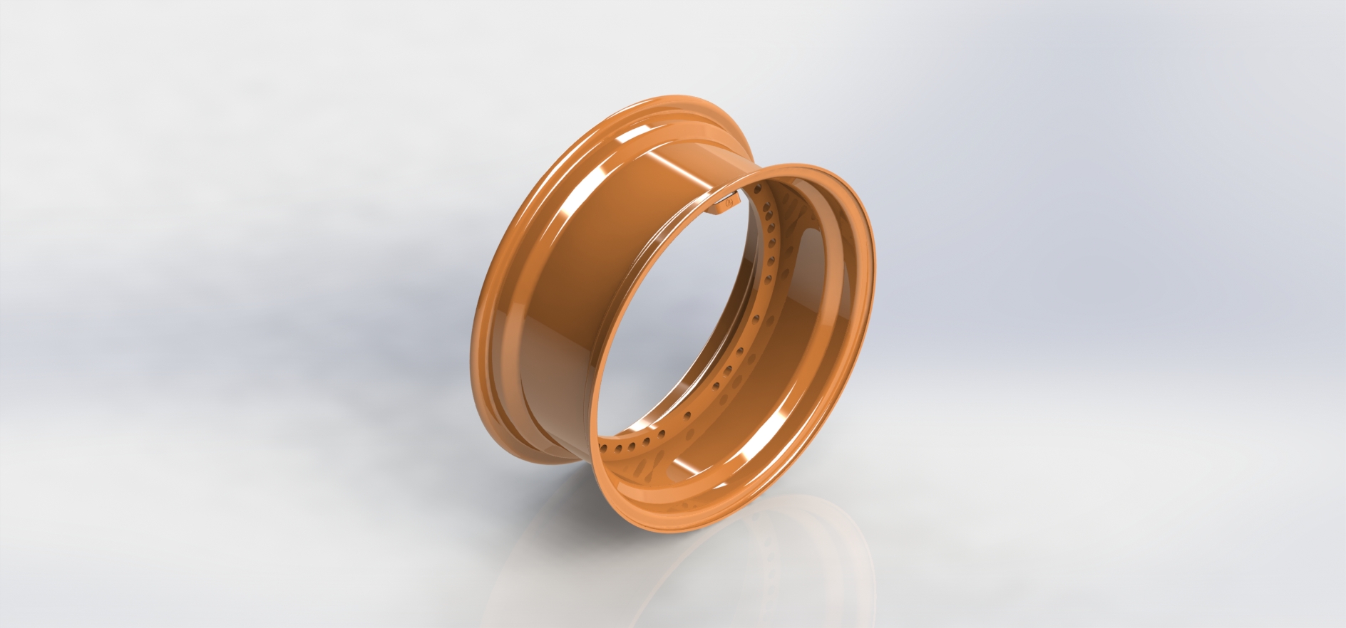 ARO W 10" x 24" - MULTIFUROS (LARANJA)