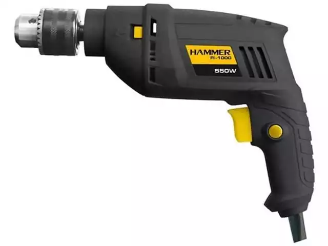 Furadeira de Impacto 3/8 Polegadas Hammer 550W