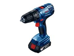 Taladro de percusión a batería Bosch 18V 27,000 ipm Azul  - 1