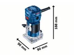 Fresadora Bosch de Cantos 550W uso Professional 33000 rpm Azul - 1