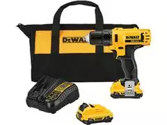 Parafusadeira Furadeira 3/8" 10mm DeWalt 12V Max Li-Ion com 2 Baterias