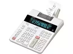 Calculadora de Mesa Casio FR2650RC com Bobina Branca
