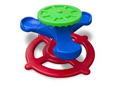 Brinquedo Freso Gira Gira Infantil de Plástico 3 Lugares