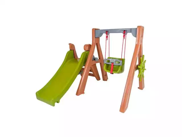 Playground Baby DinoPlay Freso com Gangorra e Escorregador Infantil