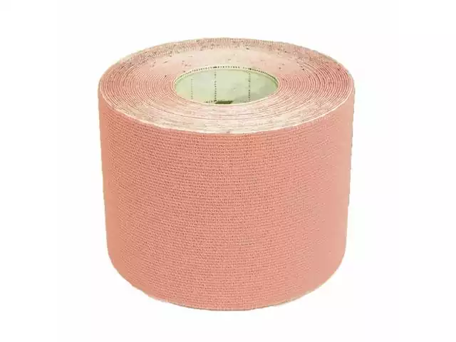 Fita Kinésio Muscle Fix 5x500cm Rolo Bege Multilaser Saúde HC041