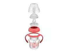 Copo de Transição First Moments Bico Extra Alça Removível 150 ml Rosa - 3