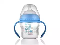 Copo de Transição First Moments Bico Extra Alça Removível 150 ml Azul - 1