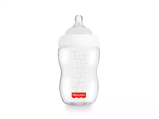 Mamadeira Fisher Price First Moments Clássica Neutra 330ml BB1026