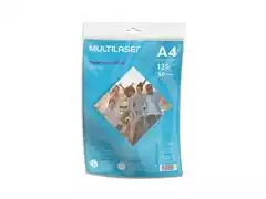 Papel Fotográfico Multilaser Glossy A4 210x297mm 135g 50 Folhas PE037