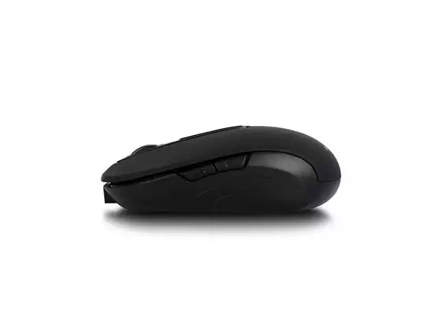 Mouse Recarregável sem Fio USB Multilaser 2.4Ghz Preto MO277