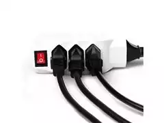 Adaptador L Multilaser de Energia Novo Padrão 4 Tomadas WI246 - 1