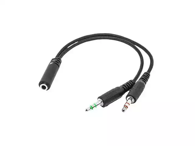 Cabo Adaptador P3-P2 Multilaser Preto WI410