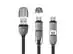 Cabo 2 Em 1 Tyce C e Micro USB Cabo Flat 1,5M Preto Multilaser WI350 - 0